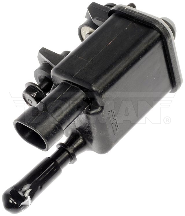 Dorman Vapor Canister Purge Valve, OE Solutions™, 2 Male Pin Terminal, Plastic, 4.46 Inch Length, 2 Ports, 0.51 Inch PORT1 Outside Diameter – 994-215