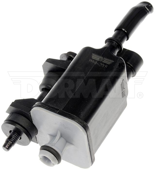 Dorman Vapor Canister Purge Valve, OE Solutions™, 2 Male Pin Terminal, Plastic, 4.46 Inch Length, 2 Ports, 0.51 Inch PORT1 Outside Diameter – 994-215