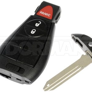 Dorman Key Fob, OE Solutions ™, 3 Button, Black, With Uncut Key Blade and Batteries – 99454ST