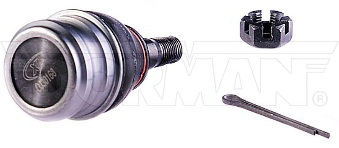 Dorman Ball Joint, Select ™, Non-Adjustable, Steel, With Castle Nut/ Cotter Pin/ Washer/ Bolt – B9513