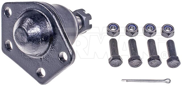 Dorman Ball Joint, Select ™, Non-Adjustable, Steel, With Castle Nut/ Cotter Pin/ 4 Bolts and 4 Nuts – BJ92155