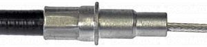 Dorman Parking Brake Cable, First Stop ™, 30 Inch Conduit Length, Black Housing, Rubber Outer Sleeve – C132102