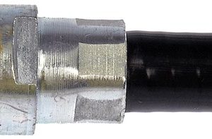 Dorman Parking Brake Cable, First Stop ™, 109.64 Inch Length, Inline Barrel End Type/ Square Eyelet End Type, Cable Only – C660000