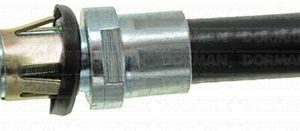 Dorman Parking Brake Cable, First Stop ™, 26.97 Inch Conduit Length, Black Housing, Rubber Outer Sleeve – C660075