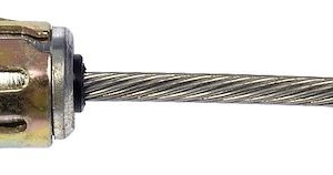 Dorman Parking Brake Cable, First Stop ™, 40.55 Inch Length, Barrel End Type/ Inline Barrel End Type, Cable Only – C660183