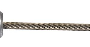 Dorman Parking Brake Cable, First Stop ™, 50.47 Inch Length, Inline Barrel End Type/ Square Eyelet End Type, Cable Only – C660556