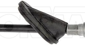 Dorman Parking Brake Cable, First Stop ™, 57.48 Inch Conduit Length, Black Housing, Rubber Outer Sleeve, With Conduit and Mounting Bracket – C661449