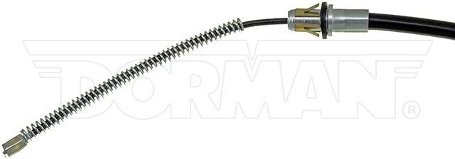 Dorman Parking Brake Cable, First Stop ™, 27.83 Inch Conduit Length, Black Housing, Rubber Outer Sleeve – C93843