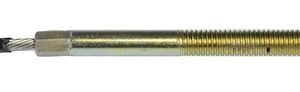 Dorman Parking Brake Cable, First Stop ™, 103.15 Inch Length, Inline Barrel End Type/ Threaded Rod End Type, Cable Only – C94163