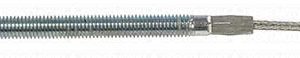 Dorman Parking Brake Cable, First Stop ™, 97.24 Inch Conduit Length, Black Housing, Rubber Outer Sleeve – C95517
