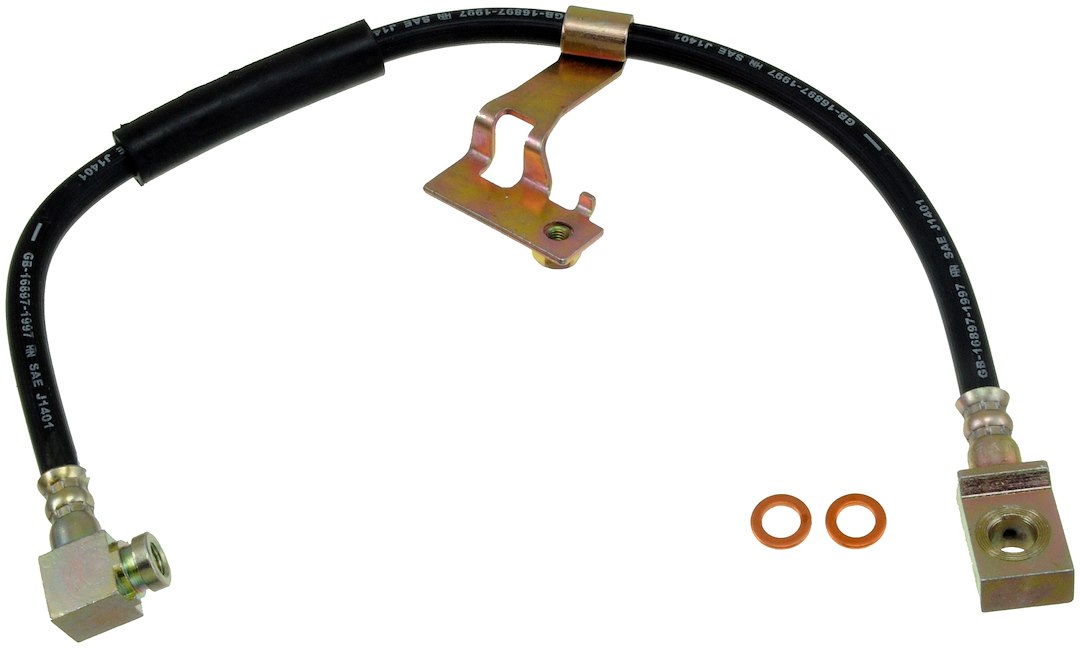 Dorman Brake Line, First Stop ™, 20.25 Inch Segment 1 Length/ 21.00 Inch Segment 1 Overall Length, Single Hose – H104352