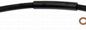 Dorman Brake Line, First Stop ™, 12.88 Inch Length, Black, Rubber Outer Sleeve, Flexible Hose, DOT Approved – H36659