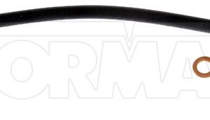Dorman Brake Line, First Stop ™, 12-1/2 Inch Overall Length, Black, Epdm Rubber, Flexible Hose, DOT Approved, Single, With Gasket – H380043