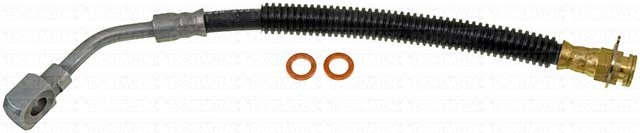Dorman Brake Line, First Stop ™, 11-1/4 Inch Length, Black, Plastic Outer Sleeve, Flexible Hose, DOT Approved, With Gasket – H380191