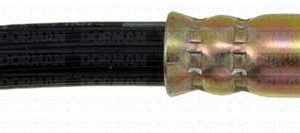 Dorman Brake Line, First Stop ™, 11 Inch Length, Black, Rubber Outer Sleeve, Flexible Hose, DOT Approved, With Gasket – H380468