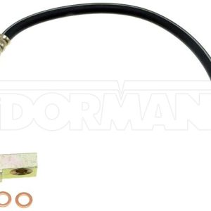 Dorman Brake Line, First Stop ™, 17 Inch Overall Length, Black, Epdm Rubber, Flexible Hose, DOT Approved, Single, With Gasket – H38106