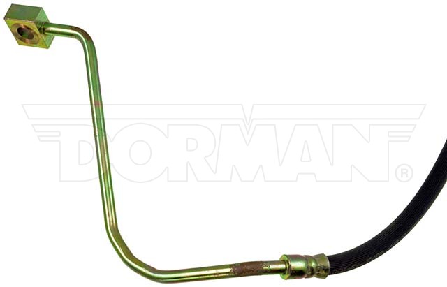 Dorman Brake Line, First Stop ™, 15.63 Inch Length, Black, Rubber Outer Sleeve, Flexible Hose, DOT Approved, With Gasket – H381138