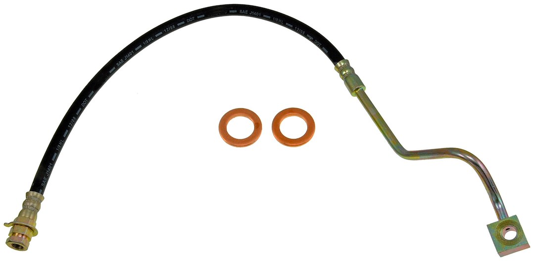 Dorman Brake Line, First Stop ™, 17.75 Inch Segment 1 Length/ 24.50 Inch Segment 1 Overall Length, Single Hose – H381186