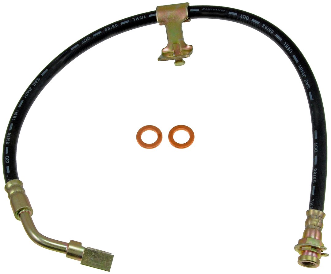 Dorman Brake Line, First Stop ™, 21.63 Inch Segment 1 Length/ 23.50 Inch Segment 1 Overall Length, Single Hose – H38182