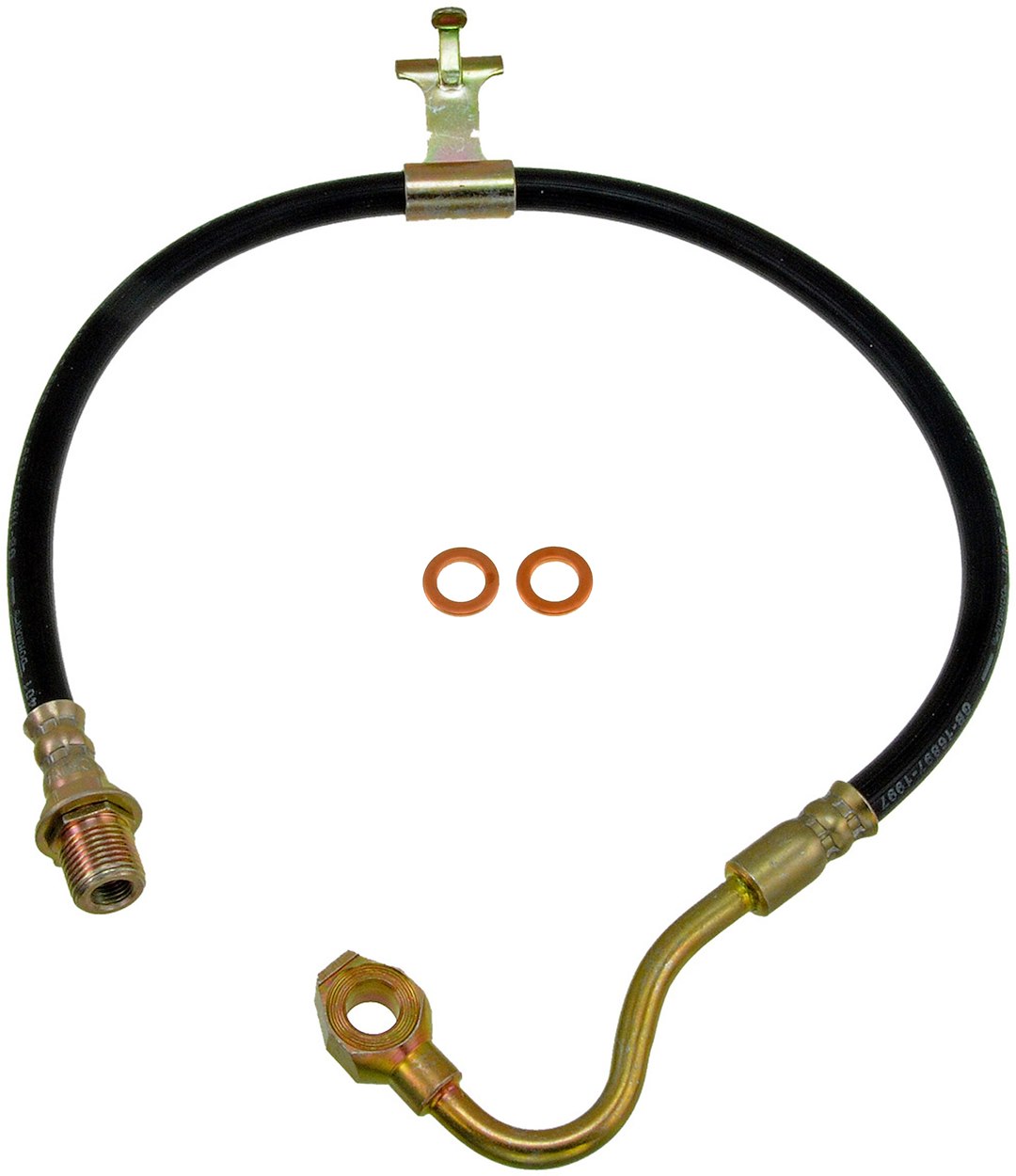 Dorman Brake Line, First Stop ™, 20.63 Inch Segment 1 Length/ 23.88 Inch Segment 1 Overall Length, Single Hose – H38563