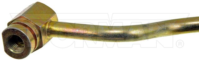 Dorman Brake Line, First Stop ™, 11-3/4 Inch Length, Black, Rubber Outer Sleeve, Flexible Hose, DOT Approved, With Gasket – H38629