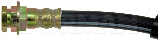 Dorman Brake Line, First Stop ™, 9-1/4 Inch Length, Black, Rubber Outer Sleeve, Flexible Hose, DOT Approved – H38646
