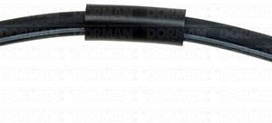 Dorman Brake Line, First Stop ™, 9-1/4 Inch Length, Black, Rubber Outer Sleeve, Flexible Hose, DOT Approved – H38646