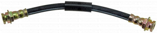 Dorman Brake Line, First Stop ™, 9-1/4 Inch Length, Black, Rubber Outer Sleeve, Flexible Hose, DOT Approved – H38646