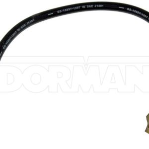 Dorman Brake Line, First Stop ™, 19-1/4 Inch Length, Black, Rubber Outer Sleeve, Flexible Hose, DOT Approved – H55581
