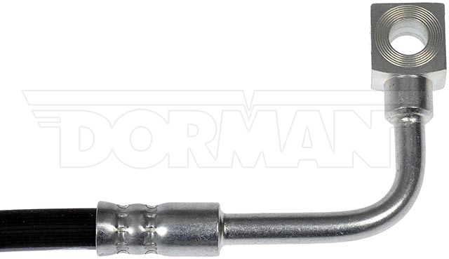 Dorman Brake Line, First Stop ™, 12 Inch Length, Black, Rubber Outer Sleeve, Flexible Hose, DOT Approved, With Gasket – H620066