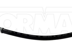 Dorman Brake Line, First Stop ™, 12 Inch Length, Black, Rubber Outer Sleeve, Flexible Hose, DOT Approved, With Gasket – H620067