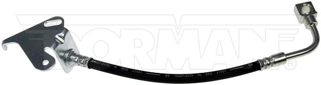 Dorman Brake Line, First Stop ™, 12 Inch Length, Black, Rubber Outer Sleeve, Flexible Hose, DOT Approved, With Gasket – H620067