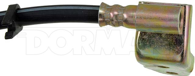 Dorman Brake Line, First Stop ™, 20-1/2 Inch Length, Black, Rubber Outer Sleeve, Flexible Hose, DOT Approved, With Gasket – H620119