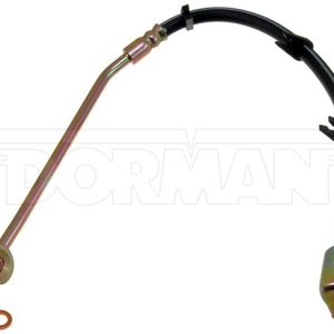 Dorman Brake Line, First Stop ™, 20-1/2 Inch Length, Black, Rubber Outer Sleeve, Flexible Hose, DOT Approved, With Gasket – H620119