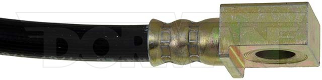 Dorman Brake Line, First Stop ™, 12.69 Inch Length, Black, Rubber Outer Sleeve, Flexible Hose, DOT Approved, With Gasket – H620140