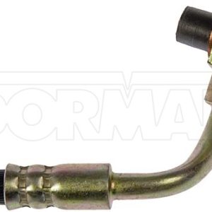 Dorman Brake Line, First Stop ™, 9-1/4 Inch Length, Black, Rubber Outer Sleeve, Flexible Hose, DOT Approved, With Gasket – H620454
