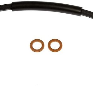 Dorman Brake Line, First Stop ™, 16.69 Inch Primary Segment Length, 21.19 Inch Overall Length, Black, With Gaskets – H620490