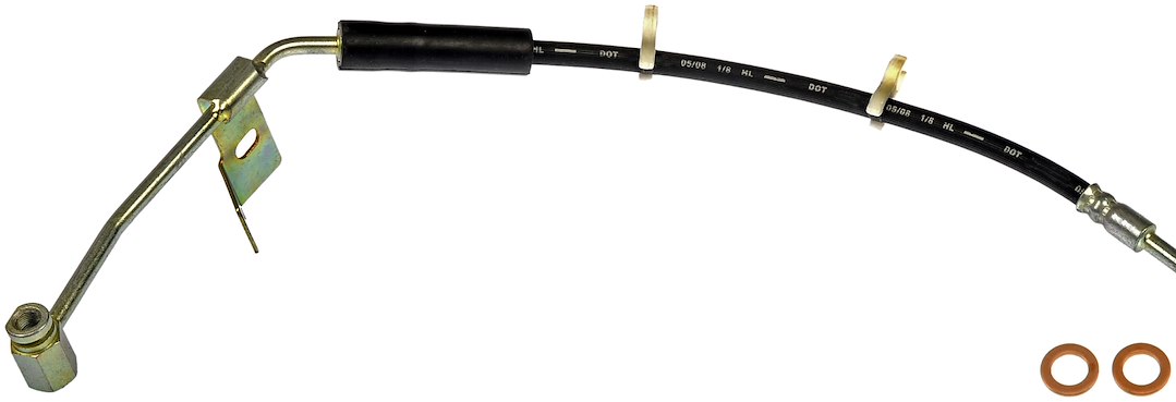 Dorman Brake Line, First Stop ™, 14.00 Inch Segment 1 Length/ 23.00 Inch Segment 1 Overall Length, Single Hose – H620929