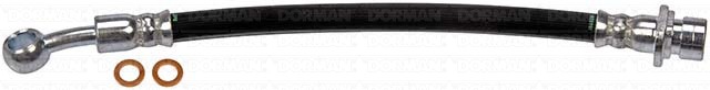 Dorman Brake Line, First Stop ™, 9.56 Inch Overall Length, Black, Epdm Rubber, Single Hose, With Gaskets – H621824