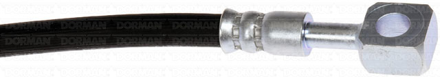 Dorman Brake Line, First Stop ™, 19.38 Inch Overall Length, Black, Epdm Rubber, Flexible Hose, DOT Approved, Single, With Gasket – H622432