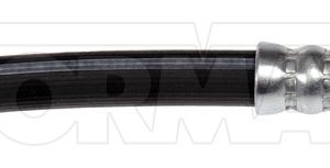 Dorman Brake Line, First Stop ™, 20 Inch Length, Black, Rubber Outer Sleeve, Flexible Hose, DOT Approved, With Gasket – H622483