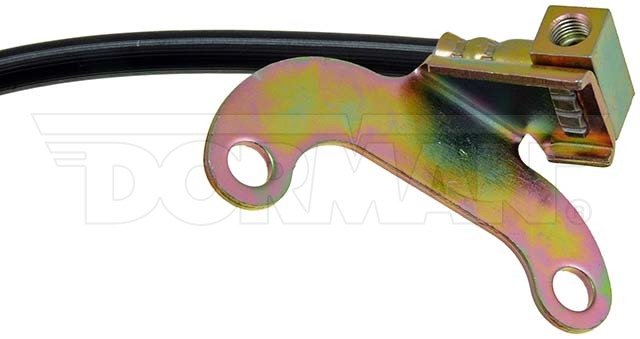Dorman Brake Line, First Stop ™, 10-3/4 Inch Length, Black, Rubber Outer Sleeve, Flexible Hose, DOT Approved, With Gasket – H73316