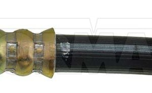Dorman Brake Line, First Stop ™, 10-3/4 Inch Length, Black, Rubber Outer Sleeve, Flexible Hose, DOT Approved, With Gasket – H73316