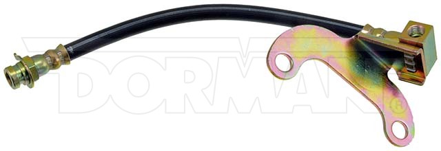 Dorman Brake Line, First Stop ™, 10-3/4 Inch Length, Black, Rubber Outer Sleeve, Flexible Hose, DOT Approved, With Gasket – H73316