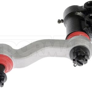 Dorman Idler Arm, Premium ™, 157.5 Millimeter Length, Black, Steel, With Ball Joint/ Castle Nut/ Zerk Fitting/ Cotter Pin – IA90289RD