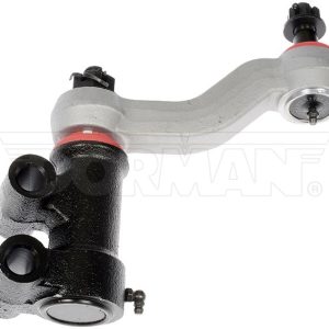 Dorman Idler Arm, Premium ™, 157.5 Millimeter Length, Black, Steel, With Ball Joint/ Castle Nut/ Zerk Fitting/ Cotter Pin – IA90289RD