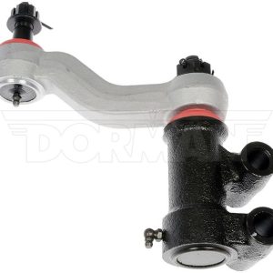 Dorman Idler Arm, Premium ™, 157.5 Millimeter Length, Black, Steel, With Ball Joint/ Castle Nut/ Zerk Fitting/ Cotter Pin – IA90289RD