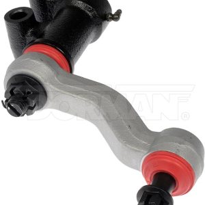 Dorman Idler Arm, Premium ™, 157.5 Millimeter Length, Black, Steel, With Ball Joint/ Castle Nut/ Zerk Fitting/ Cotter Pin – IA90289RD