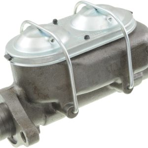 Dorman Brake Master Cylinder, First Stop ™, 1-1/8 Inch Bore, 1/2 – 20 Inch Forward Port and 9/16 – 18 Rearward Port, With Reservoir – M39052