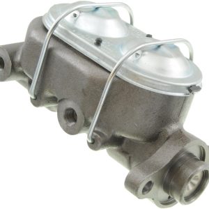 Dorman Brake Master Cylinder, First Stop ™, 1-1/8 Inch Bore, 1/2 – 20 Inch Forward Port and 9/16 – 18 Rearward Port, With Reservoir – M39052